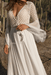 Bohemian White or Ivory Lace & Chiffon Wedding Dress with Open Back - Lumina Brides