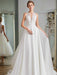 Lightweight Beaded Lace & Chiffon A Line Wedding Dress - Lumina Brides