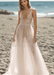 Minimalist Sexy Destination Beach Wedding Dress - Lumina Brides