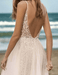 Minimalist Sexy Destination Beach Wedding Dress - Lumina Brides